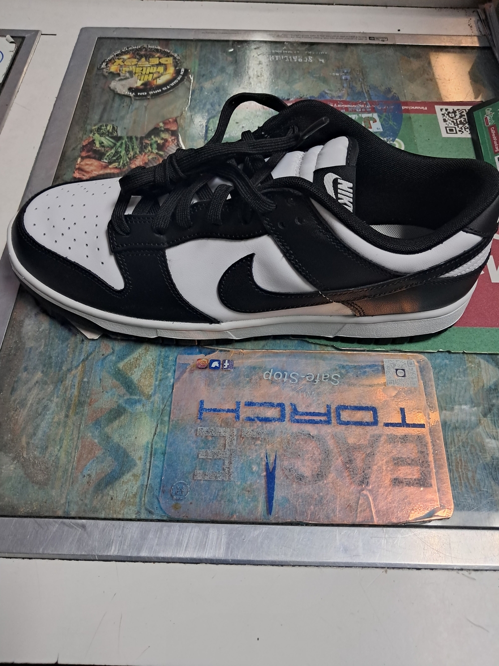 Nike Men’s Low-Top Skate Shoe — Black/White